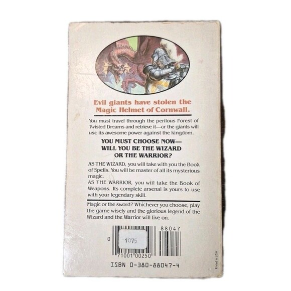 Wizards Warriors & You Book #1 The Forest Of Twisted Dreams RL Stine - Picture 2 of 7